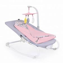 Шезлонг с механической функцией качения Nuovita Mellare M1 (Grigio rosa cir/Серо-розовый круг) Шезлонг с механической функцией качения Nuovita Mellare M1 (Grigio rosa cir/Серо-розовый круг)