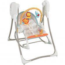 Mattel Fisher-Price® Качели и кресло-качалка 3-в-1 "слоненок и львенок" BFH07 – фото 2