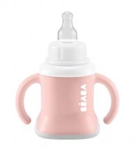 Поильник-чашка Training Cup Beaba 3в1 old pink