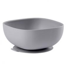 Beaba Silicone suction bowl - grey