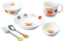 Подарочный набор детской фарфоровой посуды Анпанмен,6 предметов, KimuTadashi