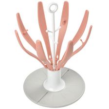 Beaba Flower foldable draining rack - Pink
