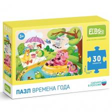 Настольная игра EL'BASCO Пазл детский 27х20 см Времена года Лето 1.0