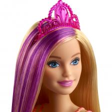 Кукла Mattel Barbie Принцесса GJK12/GJK13 блондинка, розовый топ – фото 2