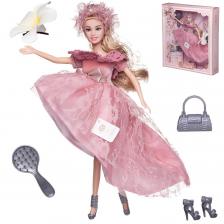 Кукла Junfa Atinil Мой розовый мир в платье с ассиметричной юбкой, 28см