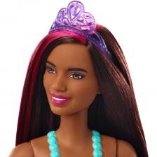 Кукла Mattel Barbie Принцесса GJK12/GJK15 брюнетка, кораловый топ – фото 2