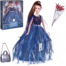 Кукла ABtoys "Amelia. Вечерний раут" в длинном платье с пышной юбкой, русые волосы 30см