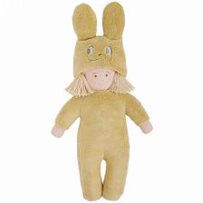 Кукла тряпичная Девочка в костюме кролика 40 см.