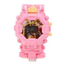 Часы-игрушка трансформер Robot Watch, цвет в ассортименте, Розовый – фото 2