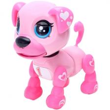 Интерактивный щенок ZABIAKA "Маленький друг: Рокси", розовый (4019429)
