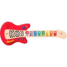 Музыкальная игрушка HAPE "Гитара", сенсорная, красная (12805_HP)