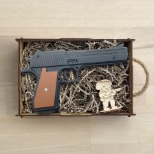 Пистолет «Дезерт Игл» (Desert Eagle), стреляющий резинками, черный – фото 3