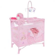Игровой центр для куклы DECUEVAS текстиль, 70 см, розовый (53041)