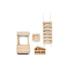 Набор деревянной мебели Lundby для домика Сделай сам Игрушки