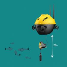 Подводный дрон для рыбалки и подводной съемки Gladius Chasing F1 Fish Finder Drone – фото 3