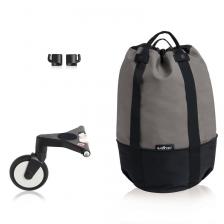 Сумка для коляски BabyZen YOYO+ Bag с колесом платформой grey