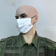 Защитная маска многоразовая 2-слойная MVB White (10 шт.) – фото 1