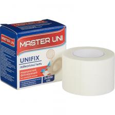 универсальный Пластырь фиксирующий Master Uni 3x500 см тканая основа