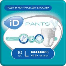 Впитывающие трусы ID Pants L для взрослых 10шт