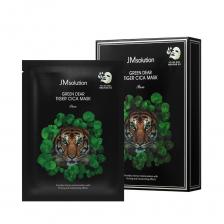 JMSolution Green Dear Tiger Cica Mask Маска тканевая ультратонкая регенерирующая с центеллой 30мл