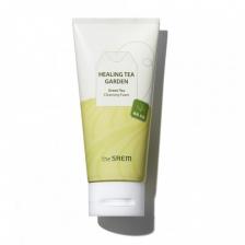 The Saem Healing Tea Garden Green Tea Cleansing Foam Увлажняющая пенка с зеленым чаем 150мл