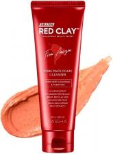 Missha Amazon Red Cla Pore Pack Foam Cleanser Глиняная очищающая пенящаяся маска 120 мл