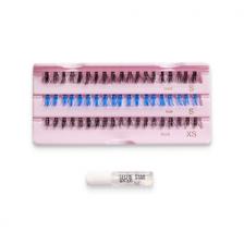 Накладные пучки Foxy Lashes, черные/голубые, длина короткая/очень короткая (57 foxy-пучков), Selfie Star 1 уп Накладные пучки Foxy Lashes, черные/голубые, длина короткая/очень короткая (57 foxy-пучков), Selfie Star 1 уп