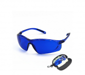 AURO Профессиональные защитные очки для фотоэпиляции (IPL), элос и лазерной эпиляции (синие) – фото 1