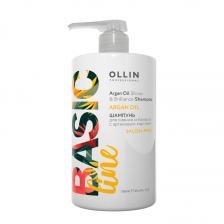 OLLIN PROFESSIONAL Шампунь для сияния и блеска с аргановым маслом OLLIN BASIC LINE