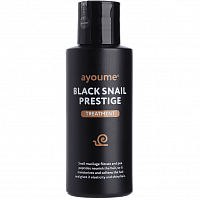 Ayoume Black Snail Prestige Treatment Маска для волос с муцином улитки 100мл(Уценка)