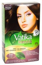 Хна для волос - Естественный коричневый цвет - Vatika Natural Brown henna, 6*10 гр