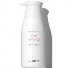 The Saem Body & Soul Love Hawaii Body Wash Гель для душа с экстрактом цветов гибискуса 300мл