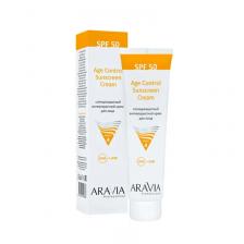 Солнцезащитный анти-возрастной крем для лица ARAVIA Professional Age Control Sunscreen Cream SPF 50 100 мл Солнцезащитный анти-возрастной крем для лица ARAVIA Professional Age Control Sunscreen Cream SPF 50 100 мл