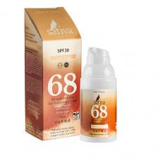 Sativa Крем солнцезащитный с тонирующим эффектом №68 Sand Beige SPF 30 30 мл