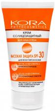 Крем солнцезащитный KORA SPF 30 для лица и тела, 150 мл