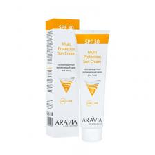 Солнцезащитный увлажняющий крем для лица ARAVIA Professional Multi Protection Sun Cream SPF 30 100 мл Солнцезащитный увлажняющий крем для лица ARAVIA Professional Multi Protection Sun Cream SPF 30 100 мл