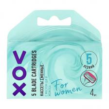 VOX Кассеты для станка FOR WOMEN 5 лезвий