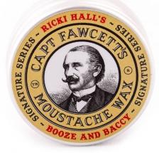 Captain Fawcett Ricki Hall Booze & Baccy Moustache Wax - Воск для усов 15 мл