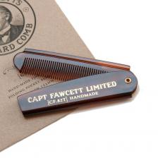 Captain Fawcett Folding Pocket Beard Comb - Складная расческа для бороды