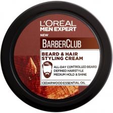 L'OREAL PARIS Men Expert Barber Club Крем-стайлинг для Бороды + Волос, с маслом кедрового дерева