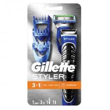 Бритва-стайлер GILLETTE Fusion ProGlide + 1 сменная кассета Power + 3 насадки для моделирования бороды/усов Бритва-стайлер GILLETTE Fusion ProGlide + 1 сменная кассета Power + 3 насадки для моделирования бороды/усов