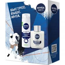 NIVEA Набор NIVEA MEN Пена для бритья для чувствительной кожи "Успокаивающая" и Бальзам после бритья Успокаивающий NIVEA Набор NIVEA MEN Пена для бритья для чувствительной кожи "Успокаивающая" и Бальзам после бритья Успокаивающий