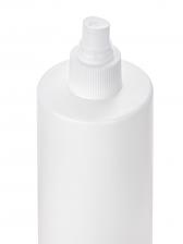 Флакон прямоугольный белый с кнопочным распылителем для духов, лосьона, антисептика - 400мл. (4 штуки) – фото 1