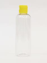 Флакон прозрачный с желтой крышкой флип-топ - 250мл. (2 штуки) – фото 1