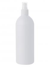 Флакон белый с кнопочным распылителем для духов, лосьона, антисептика - 500мл. (8 штук)