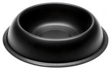 Миска для кошек и собак Ferplast MIRA KC 76 лакированная черная металл 0,9 л