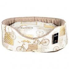 Лежак для собак и кошек AntePrima Nathalie 88х60х25 см 88 см 60 см овальная бежевый велосипед 25 см