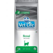 Сухой корм Farmina Vet Life Cat Renal почечная недостаточность, вспомогательное средство в терапии застойной сердечной недостаточности диетические супер премиум для взрослых с курицей мешок Импортный корм 1 уп. х 1 шт. х 10 кг