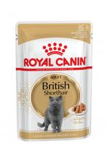 Royal Canin паучи кусочки в соусе для Британской короткошерстной кошки старше 12 месяцев (85 г)