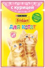 Влажный корм для котят Friskies с курицей в подливе, повседневный, 85 г